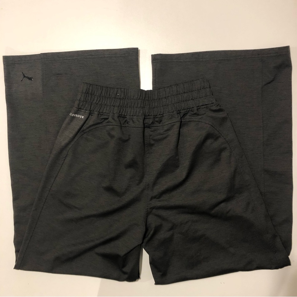 Puma Cloudspun Wide Leg Pants Charcoal Color Womens size Small